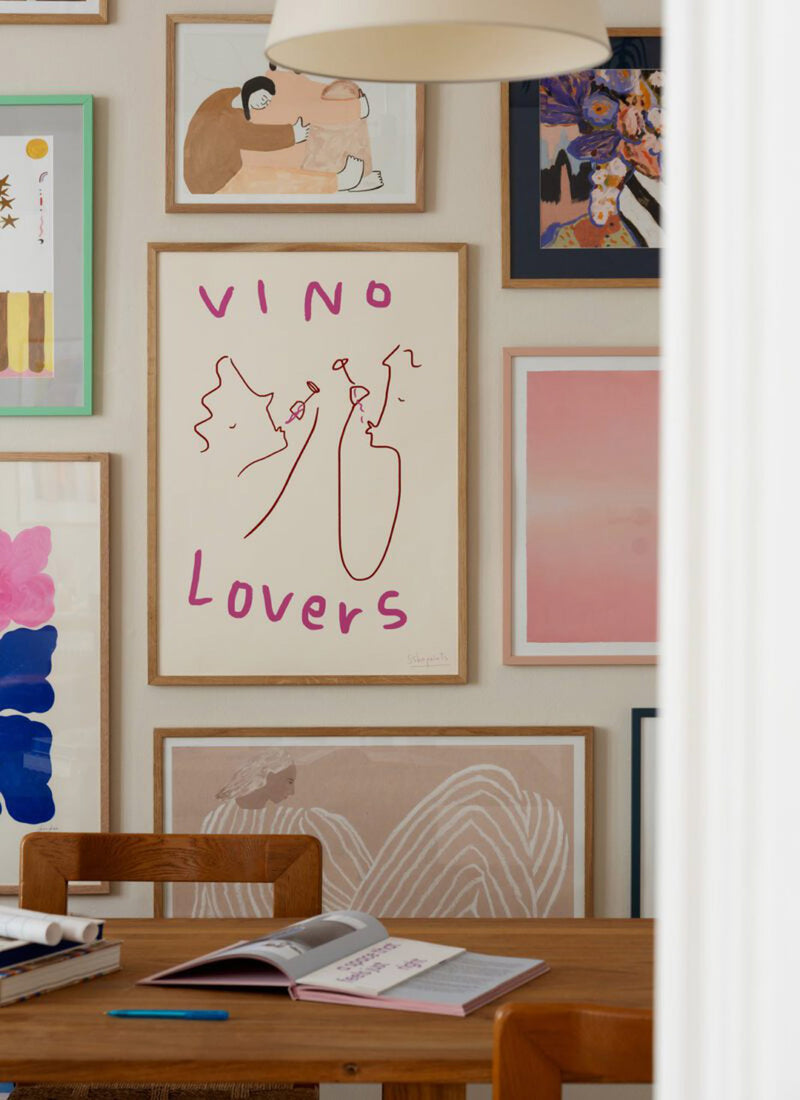 The Poster Club Ruby Hughes - Vino Lovers (30x40) - Poster