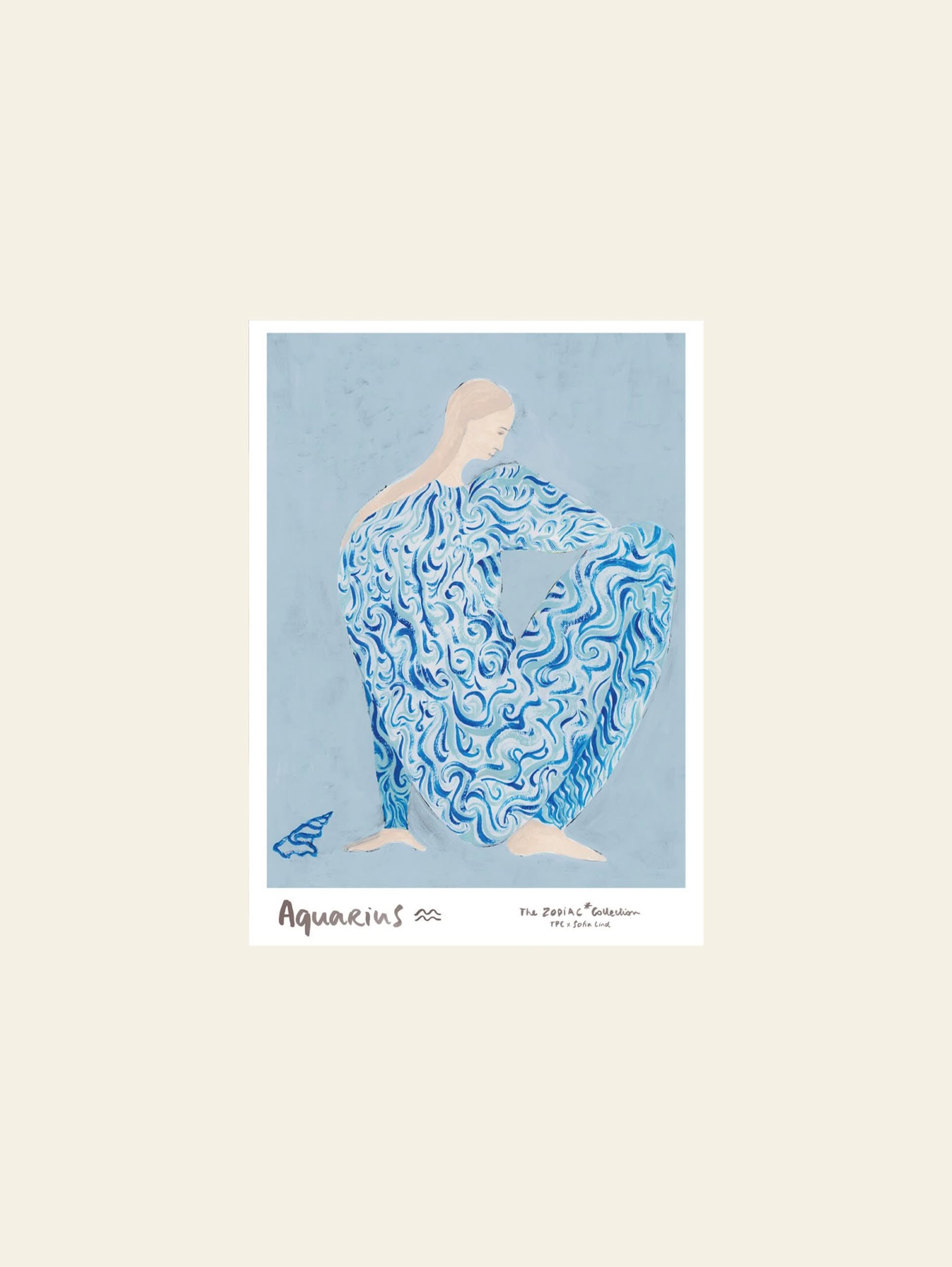 The Poster Club Sofia Lind Aquarius (30x40) Poster