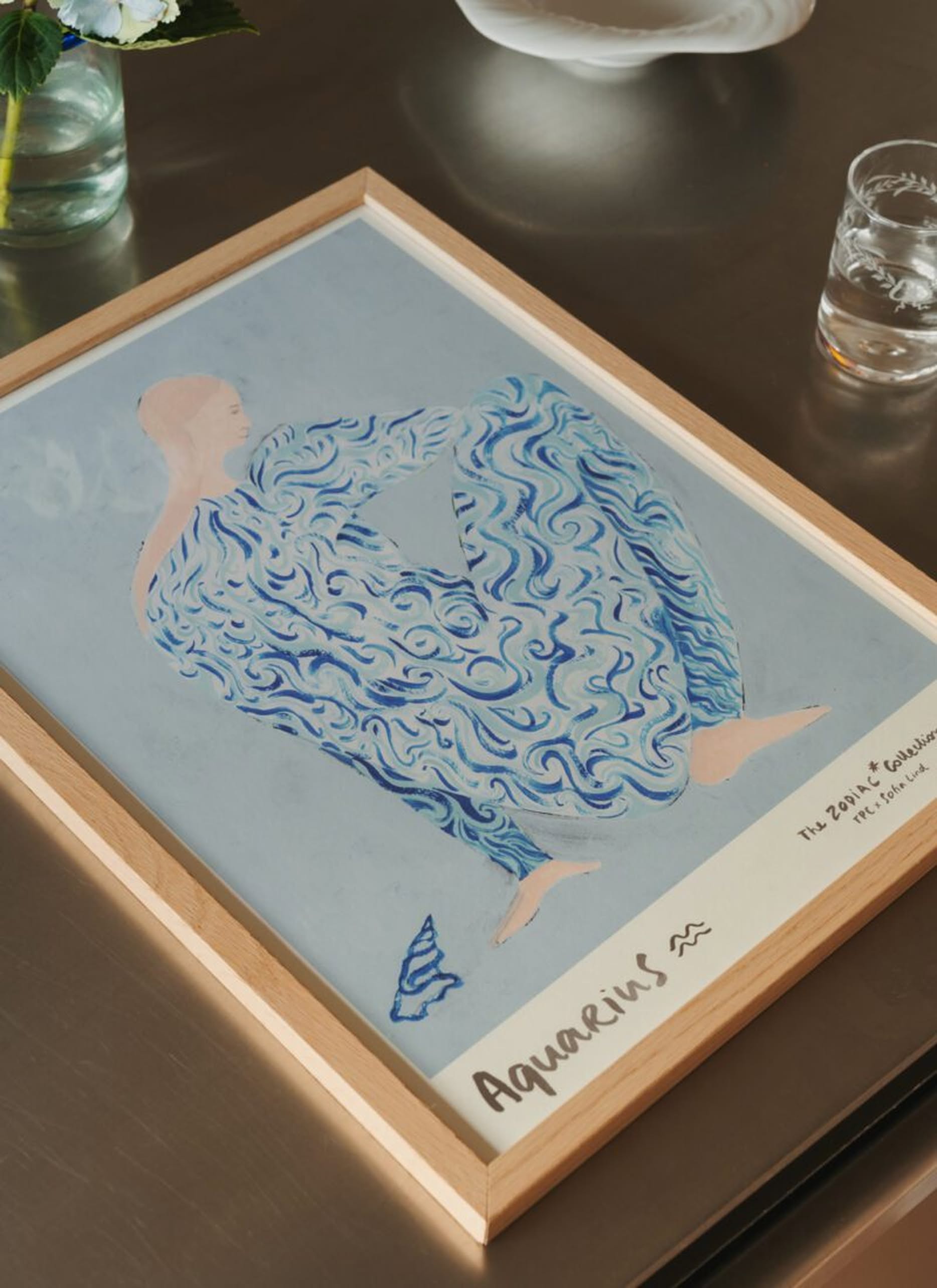 The Poster Club Sofia Lind Aquarius (30x40) Poster