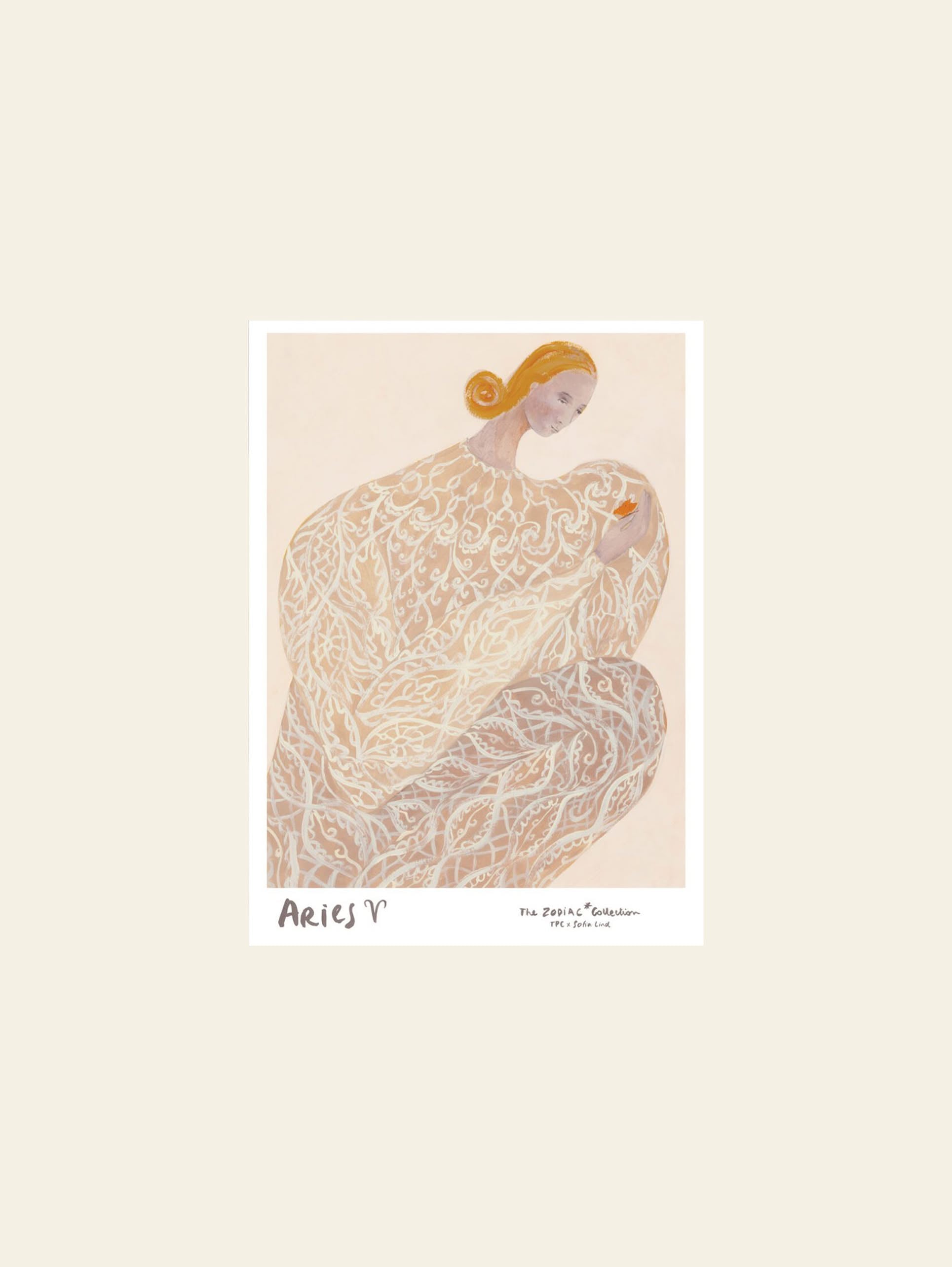 The Poster Club Sofia Lind Aries (30x40) Poster