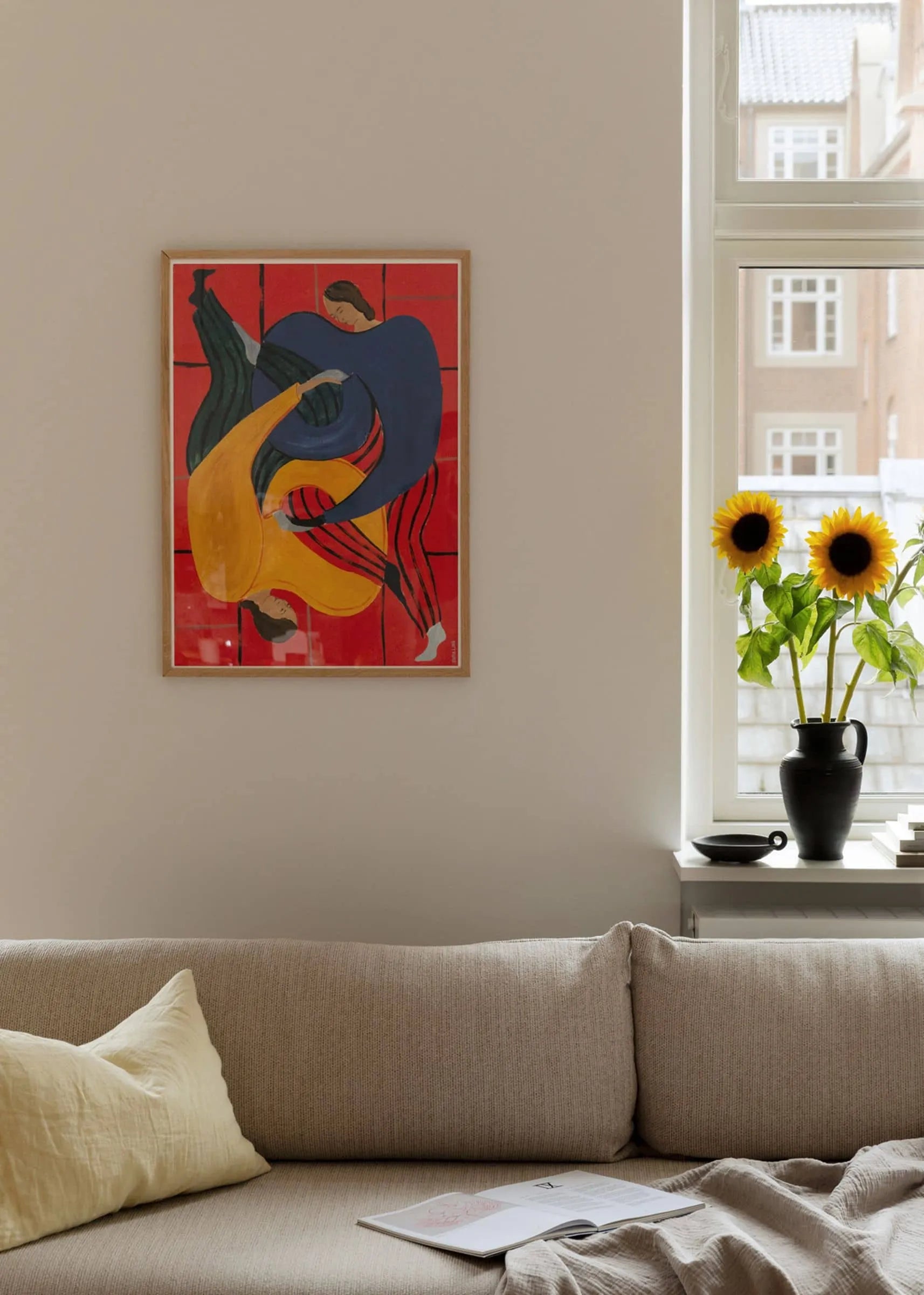 Sofia Lind - Hold You - Red (30x40) - Stacked Store