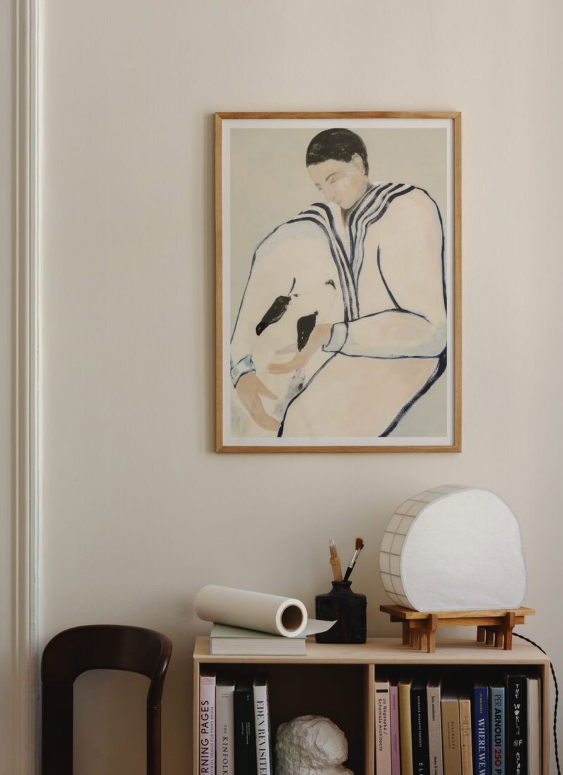 The Poster Club Sofia Lind - Man and Dog (50x70) - Poster