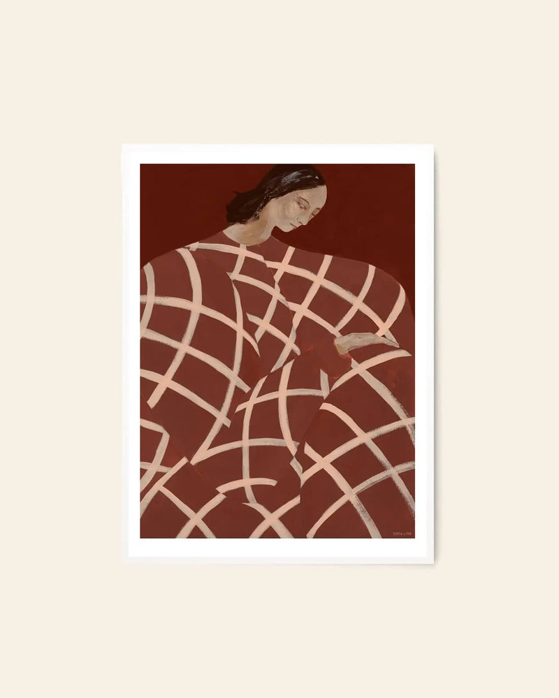 The Poster Club Sofia Lind - 在 Art Et Métiers 等待 (50x70)