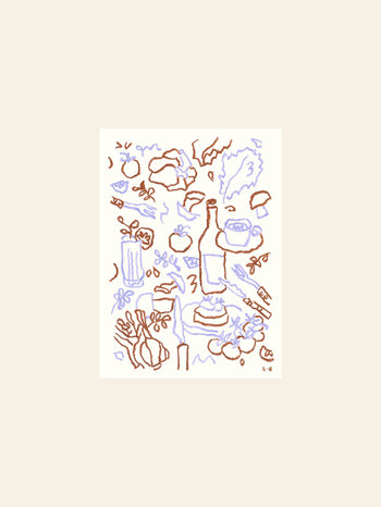 The Poster Club Steffi Bauer Cooking Session (30x40) Poster