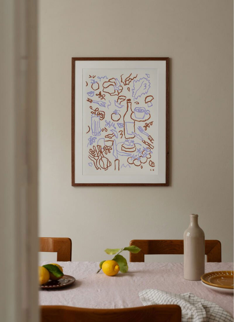 The Poster Club Steffi Bauer - Cooking Session (50x70) - Poster