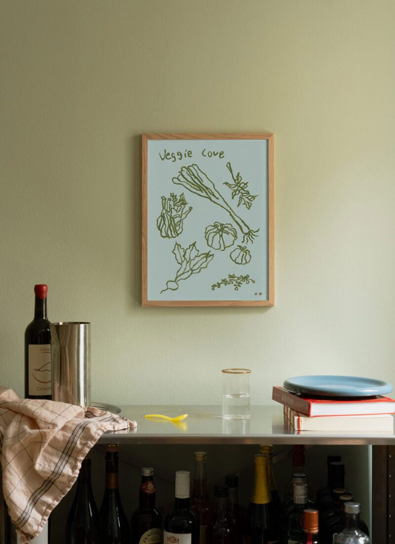 The Poster Club Steffi Bauer - Veggie Love (30x40) - Poster