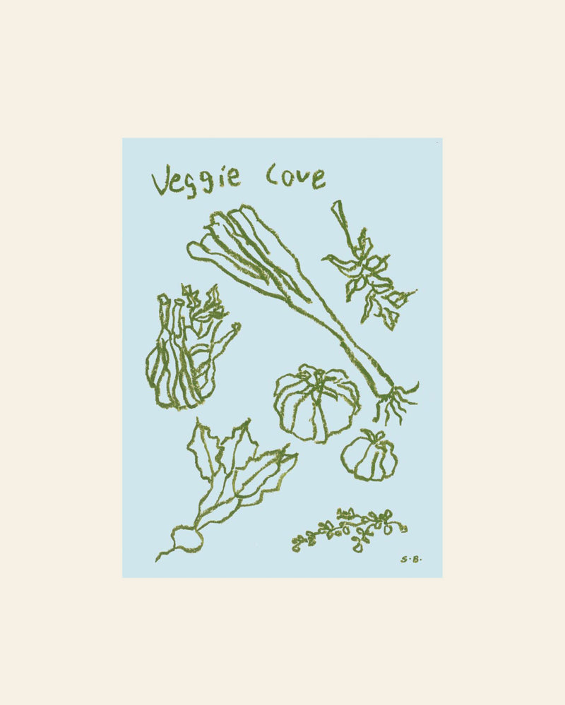 The Poster Club Steffi Bauer - Veggie Love (50x70) - Poster