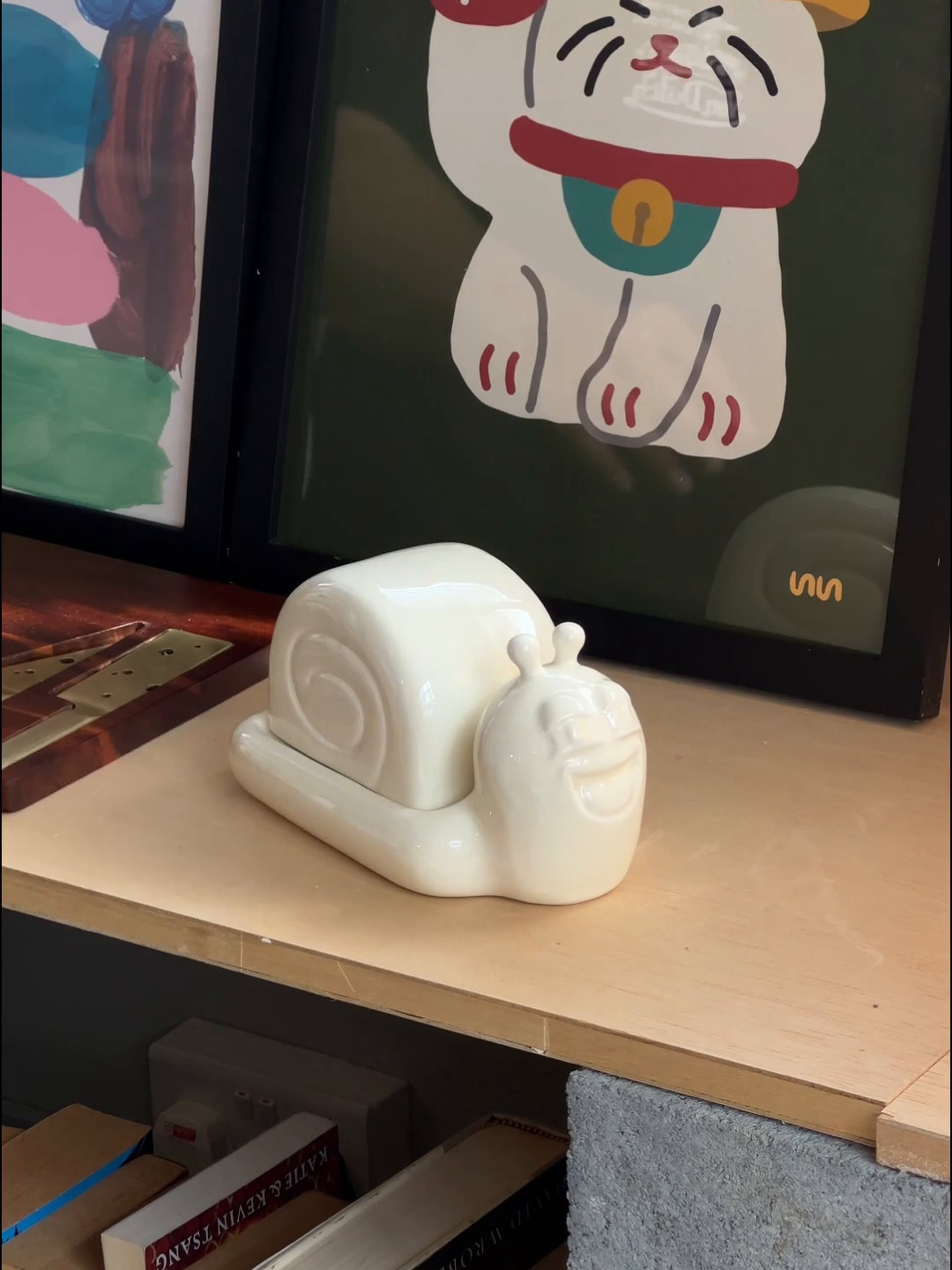 Third Drawer Down Hattie Stewart x Snail Butter Dish