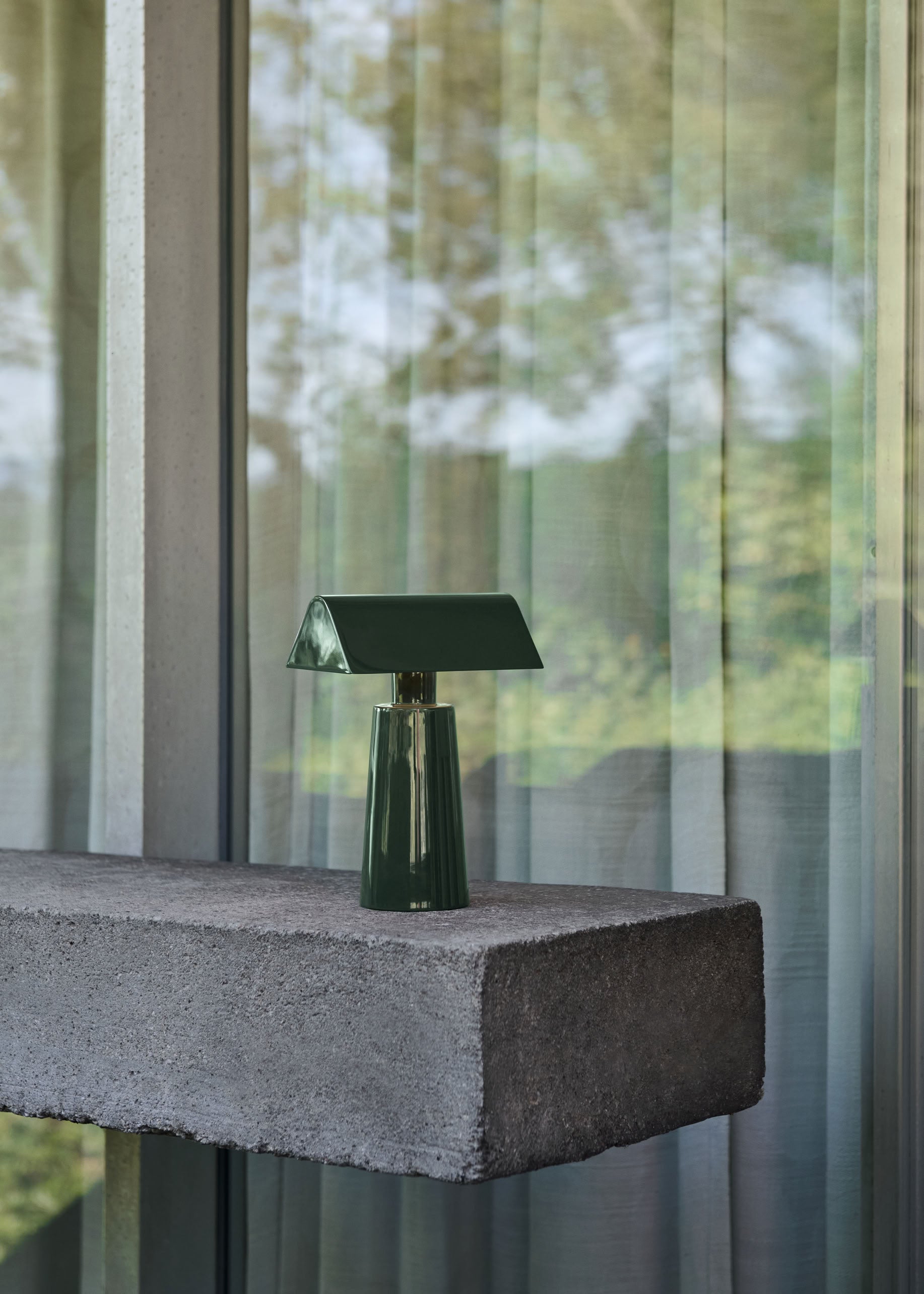 &Tradition Caret MF1 Portable Table Lamp Forest