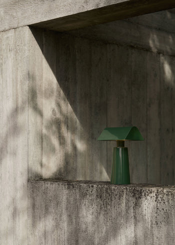 &Tradition Caret MF1 Portable Table Lamp Forest
