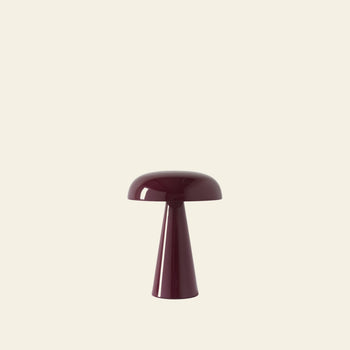 &Tradition Como SC53 Portable Table Lamp Red Brown