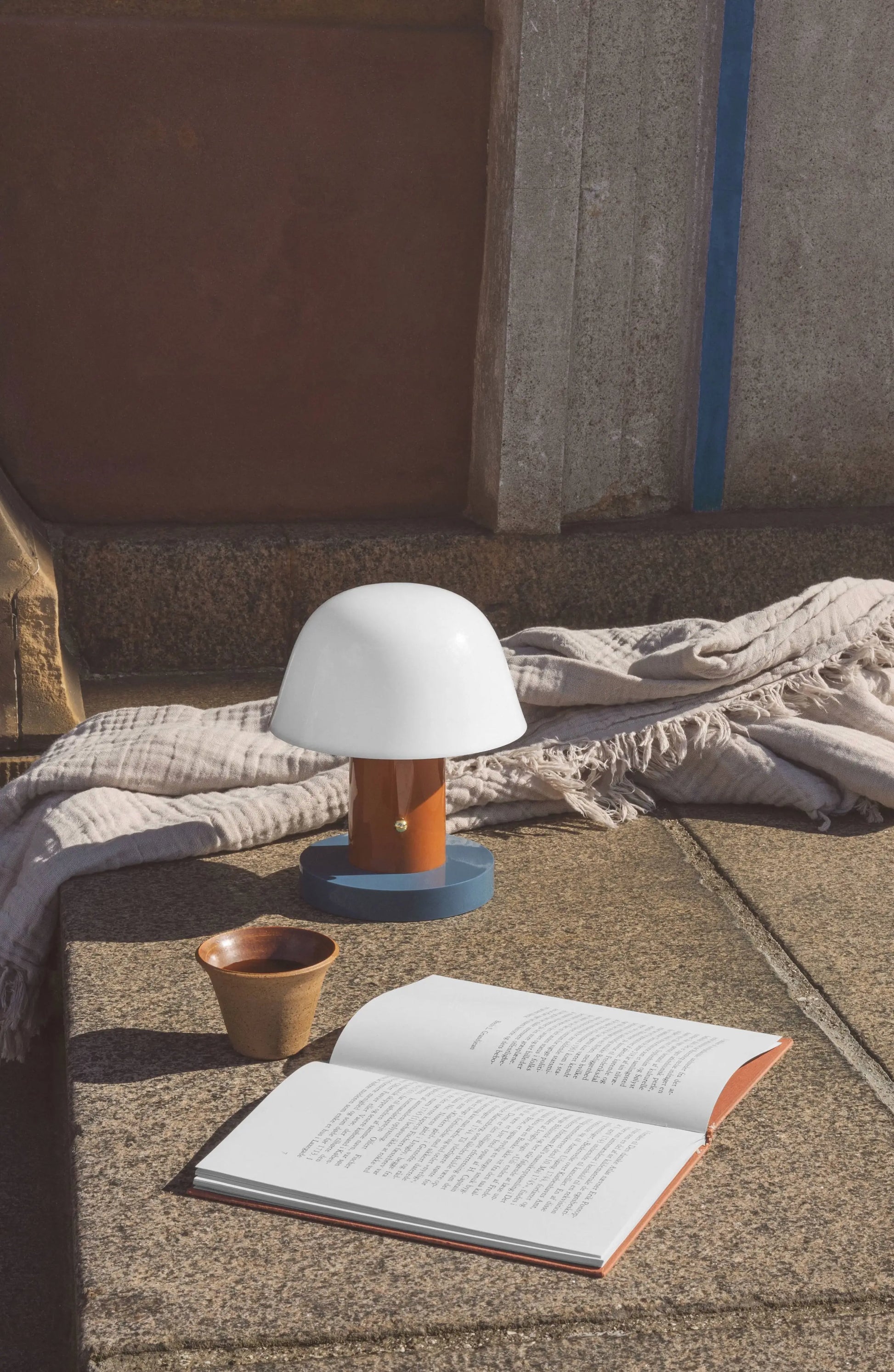 Tradition Setago JH27 Portable Table Lamp Rust Thunder