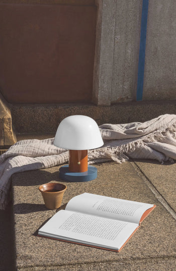 Tradition Setago JH27 Portable Table Lamp Rust Thunder