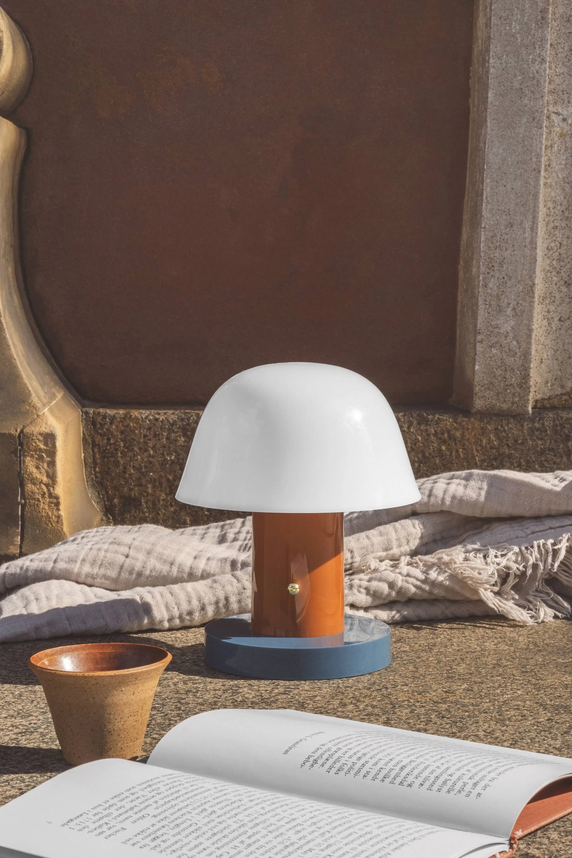Tradition Setago JH27 Portable Table Lamp Rust Thunder