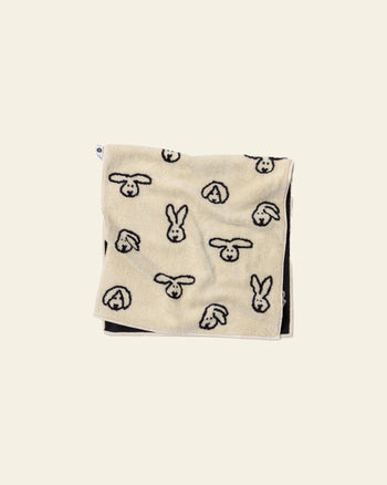 WARMGREY TAIL Bunny Bunny Face Towel Cream