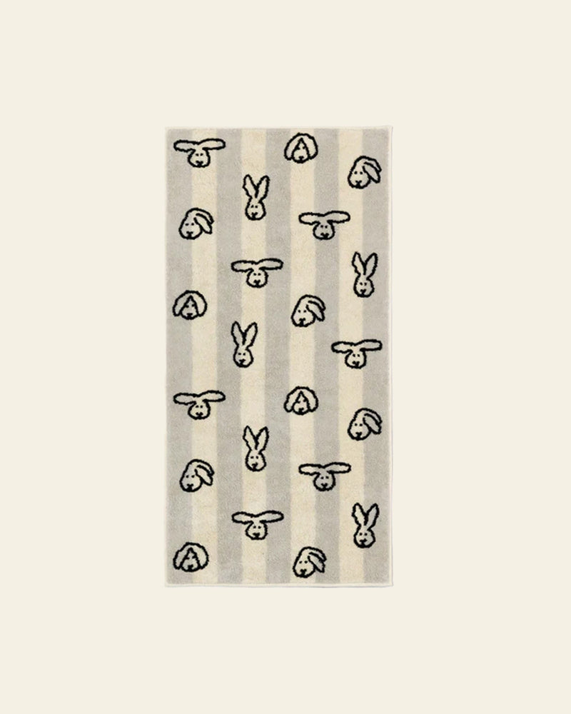 WARMGREY TAIL Bunny Bunny Face Towel