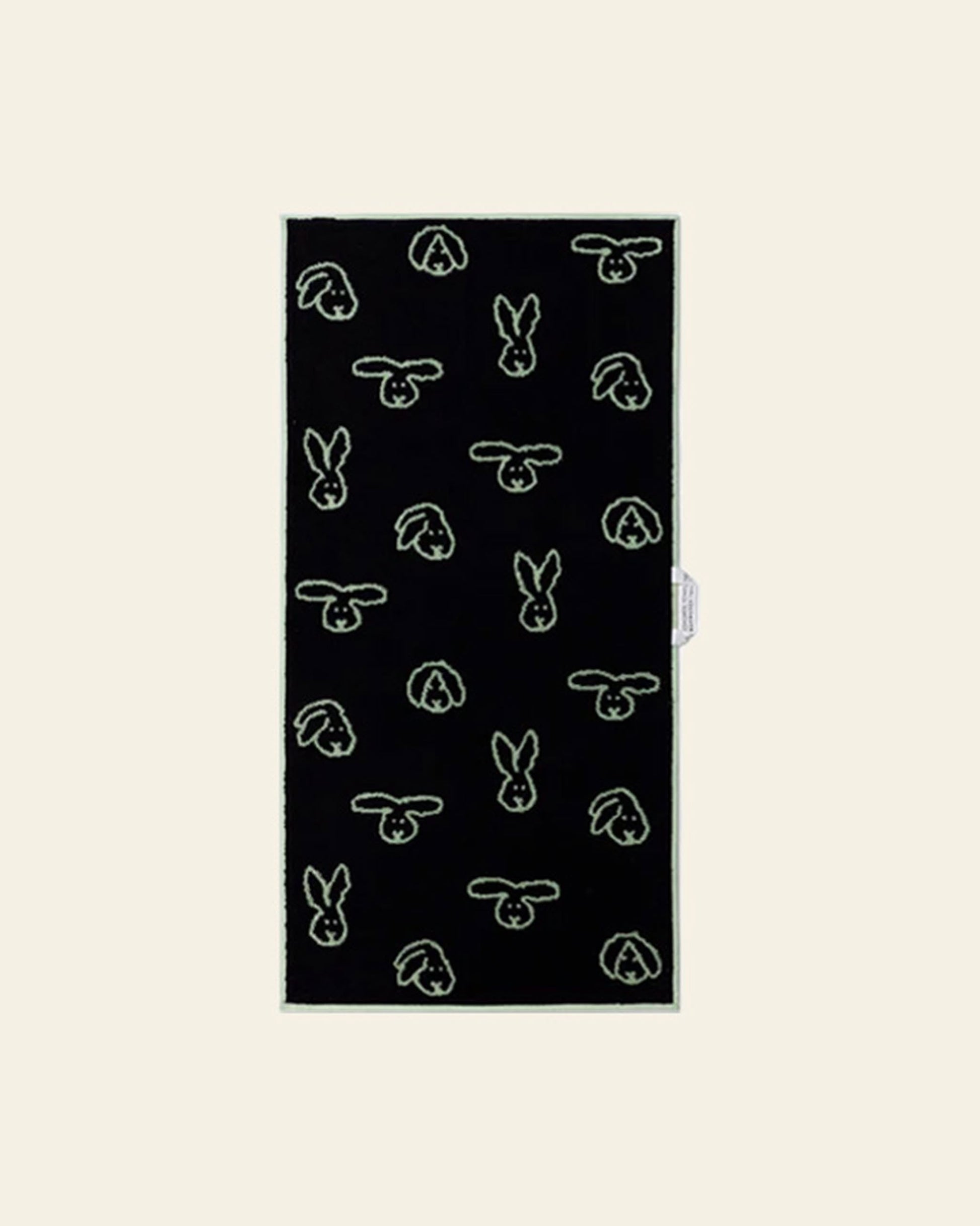 WARMGREY TAIL Bunny Bunny Face Towel Mint