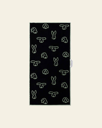 WARMGREY TAIL Bunny Bunny Face Towel Mint