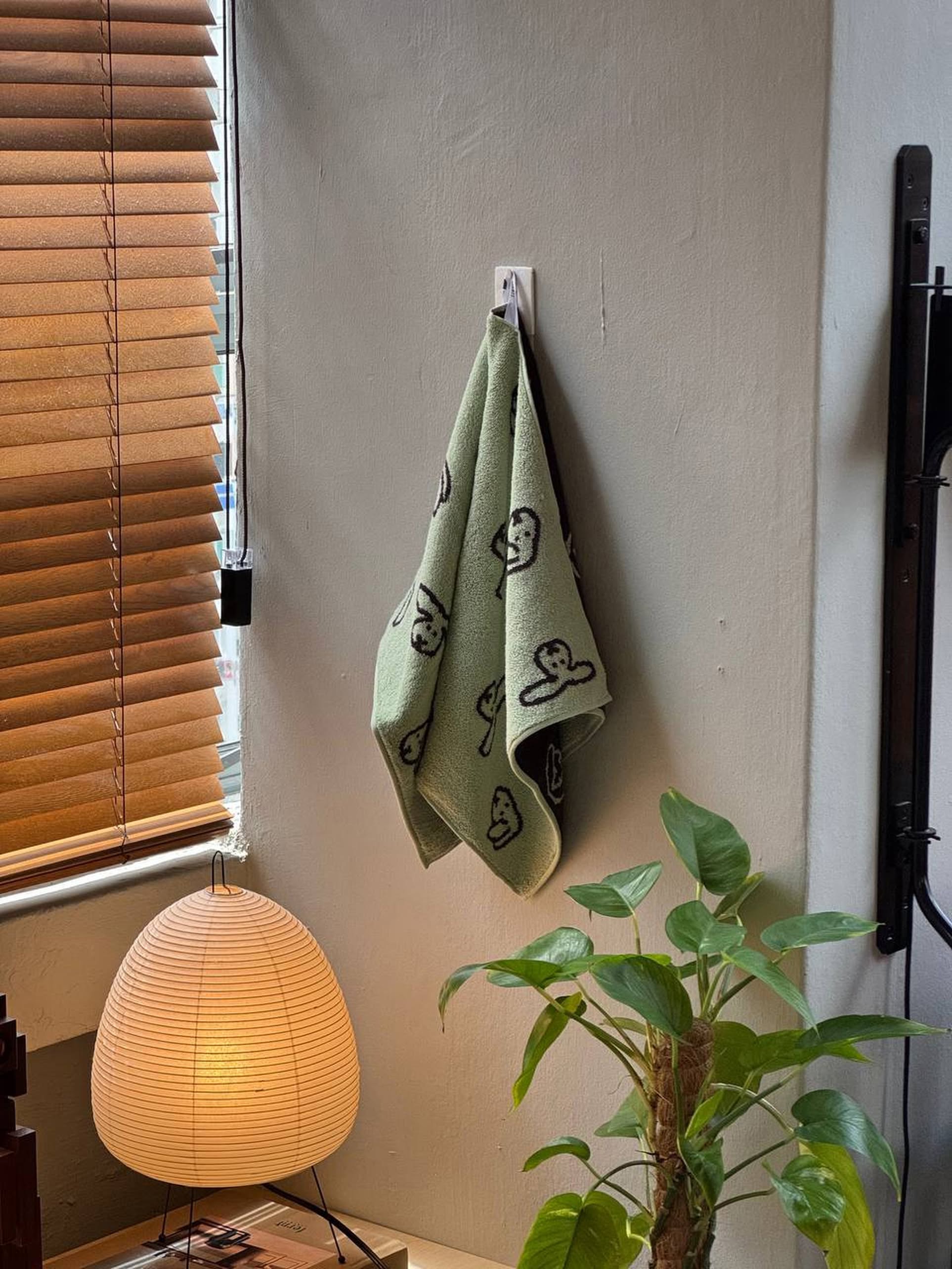 WARMGREY TAIL Bunny Bunny Face Towel Mint