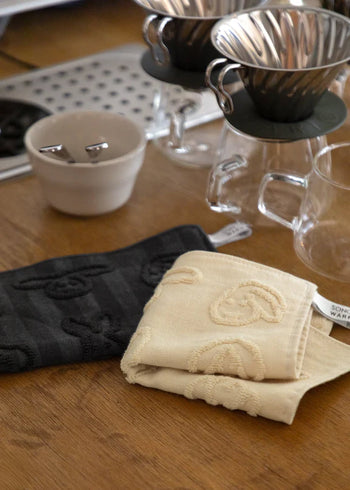 WARMGREY TAIL Bunny Bunny Hand Cloth Ivory