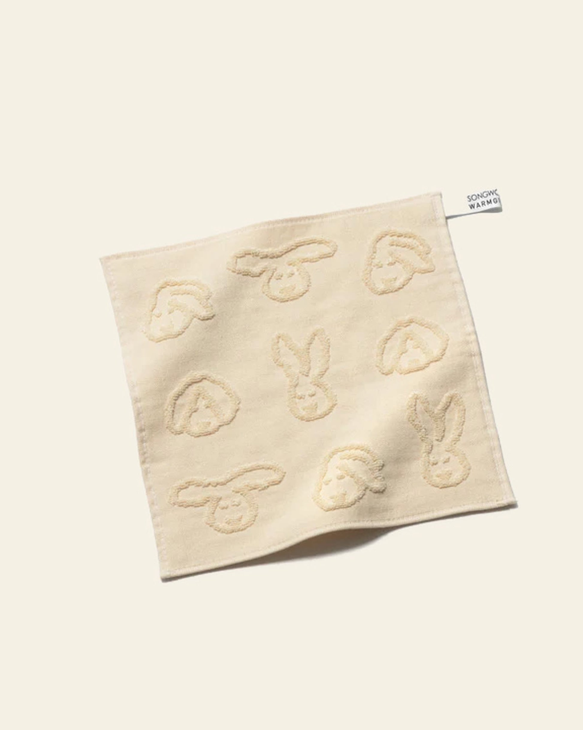 WARMGREY TAIL Bunny Bunny Hand Cloth Ivory