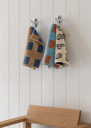 WARMGREY TAIL Bunny Bunny Hand Towel Cream