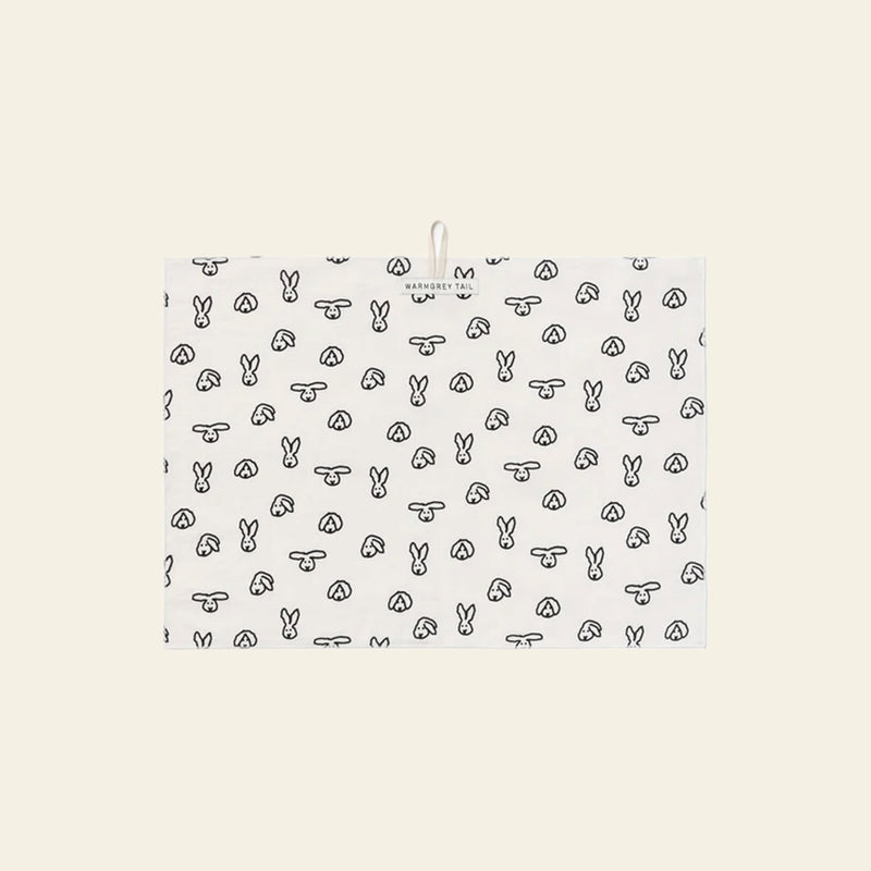WARMGREY TAIL Bunny Bunny Kitchen Cloth 2