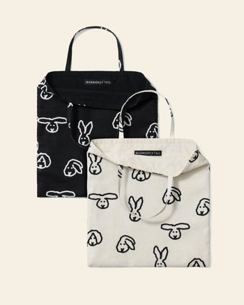 WARMGREY TAIL Bunny Bunny Mini Bag Black