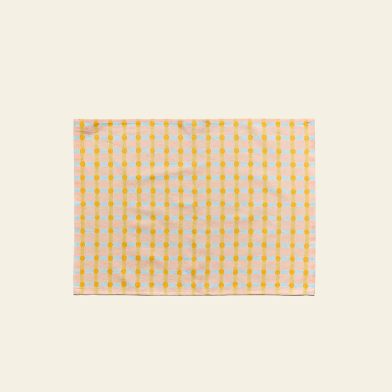 WARMGREY TAIL Dot Check Kitchen Cloth 2