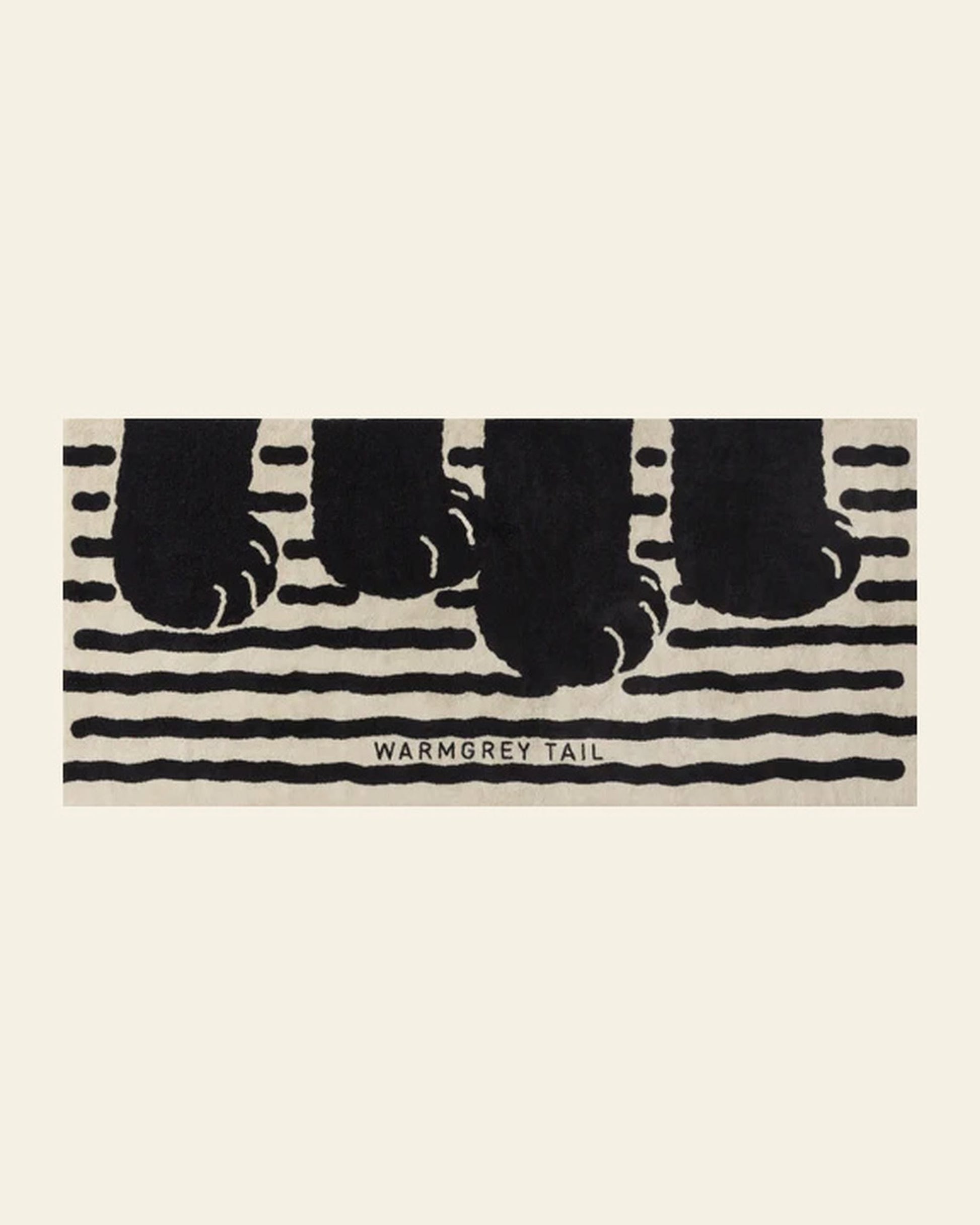 WARMGREY TAIL Paw Big Towel