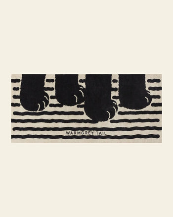 WARMGREY TAIL Paw Big Towel