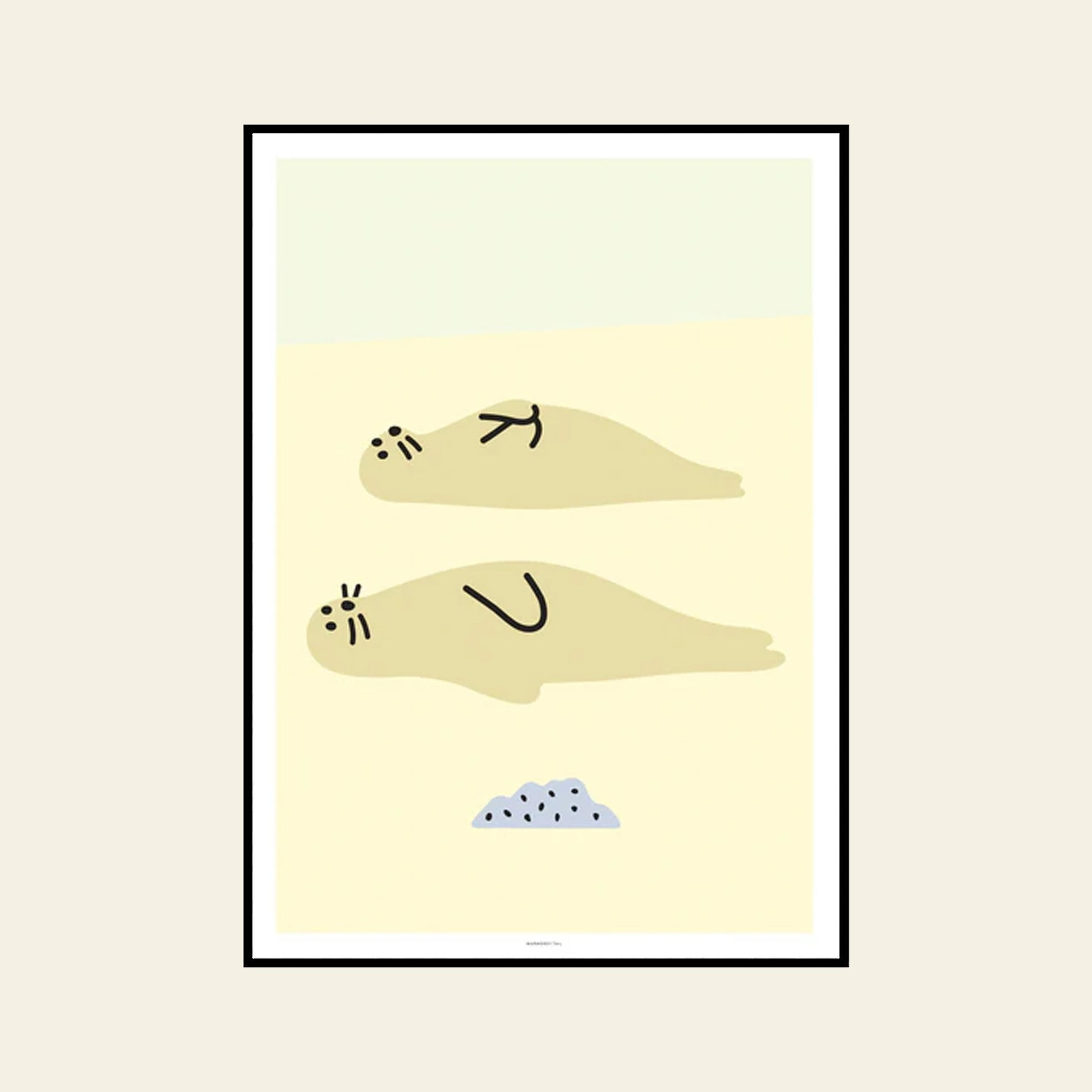 WARMGREY TAIL Seal Friends Poster (30x40)