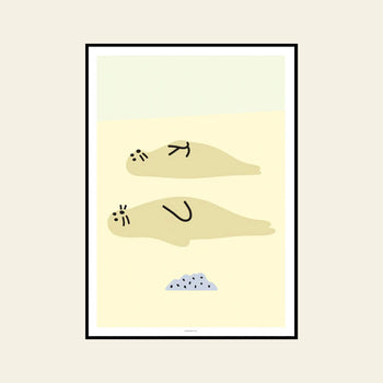 WARMGREY TAIL Seal Friends Poster (30x40)