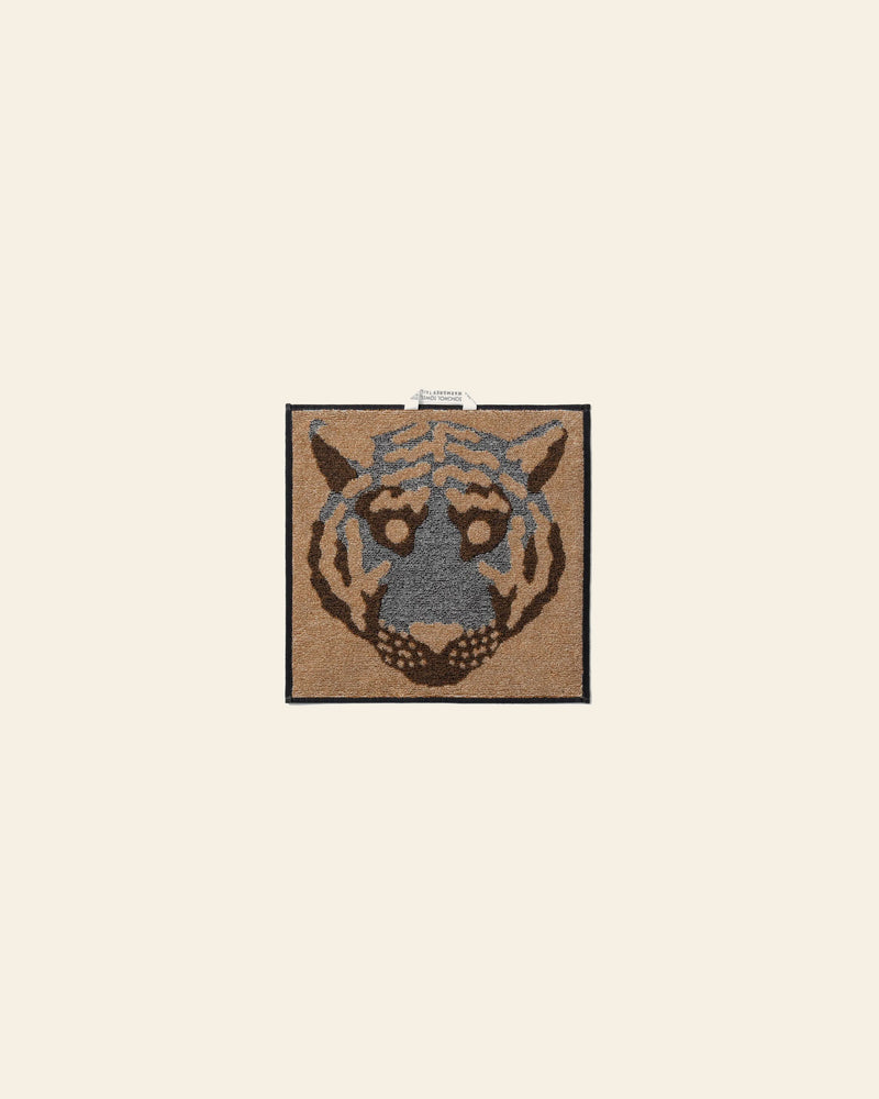 WARMGREY TAIL Tiger Hand Towel - Black