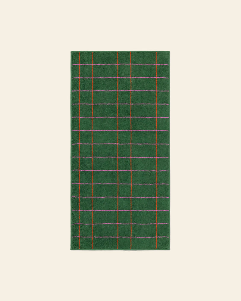 WARMGREY TAIL Tile Face Towel
