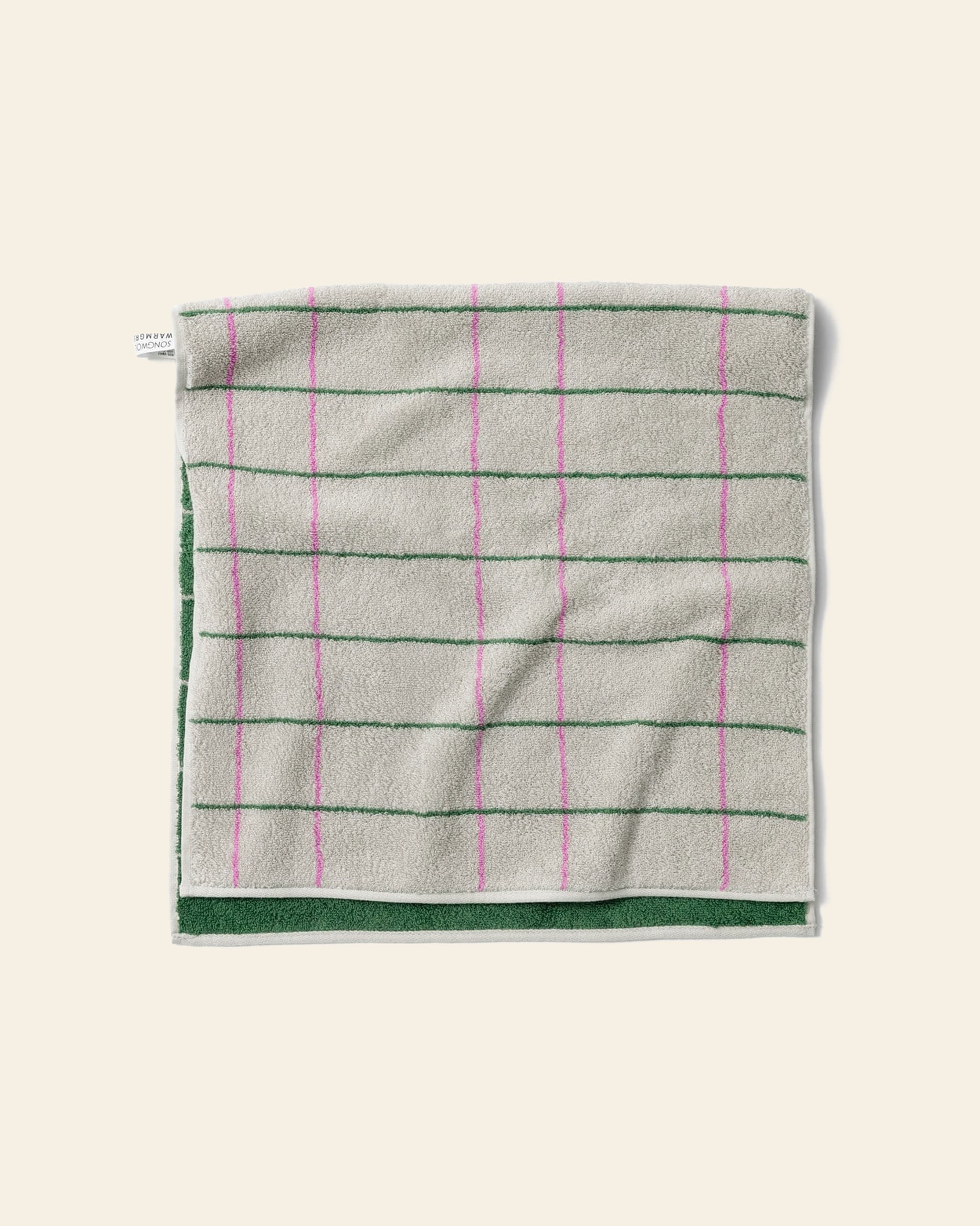 WARMGREY TAIL Tile Face Towel