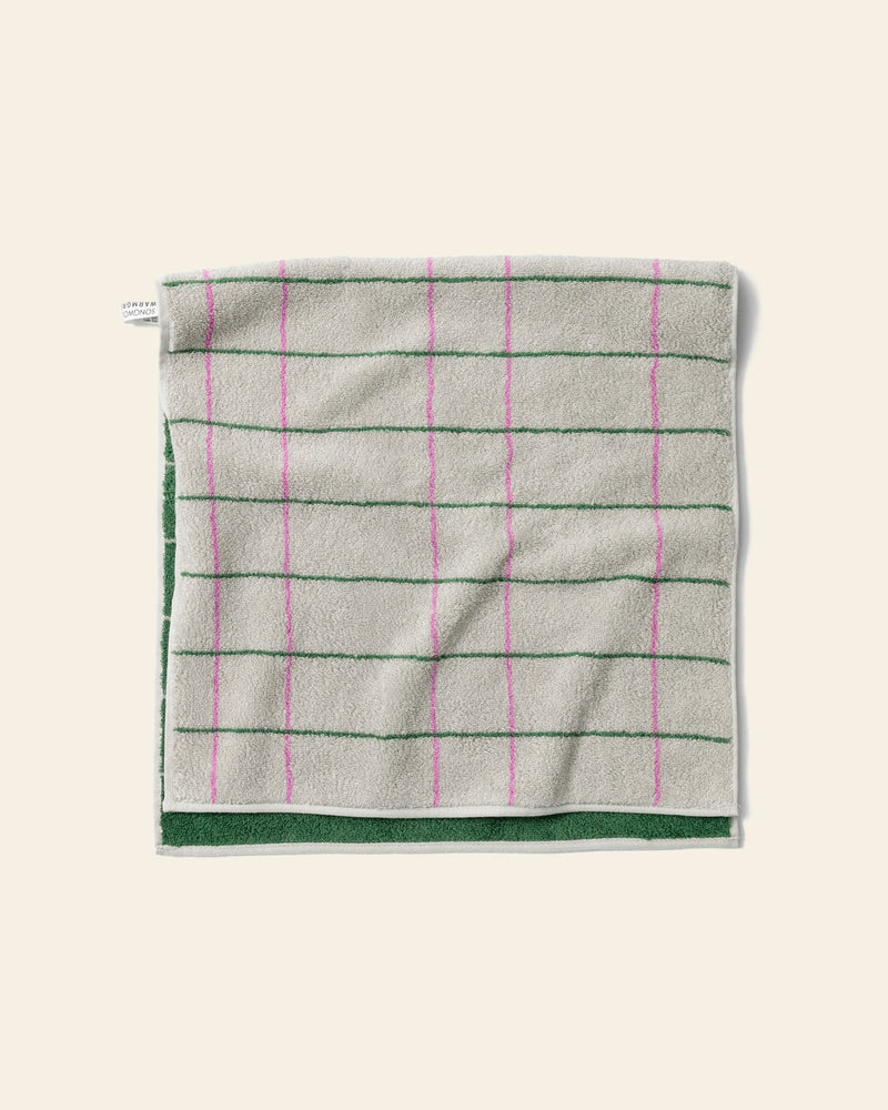 WARMGREY TAIL Tile Face Towel