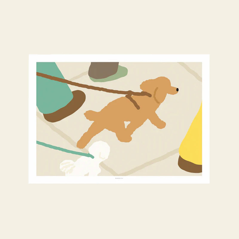 WARMGREY TAIL Walking Dog Poster (30x40)