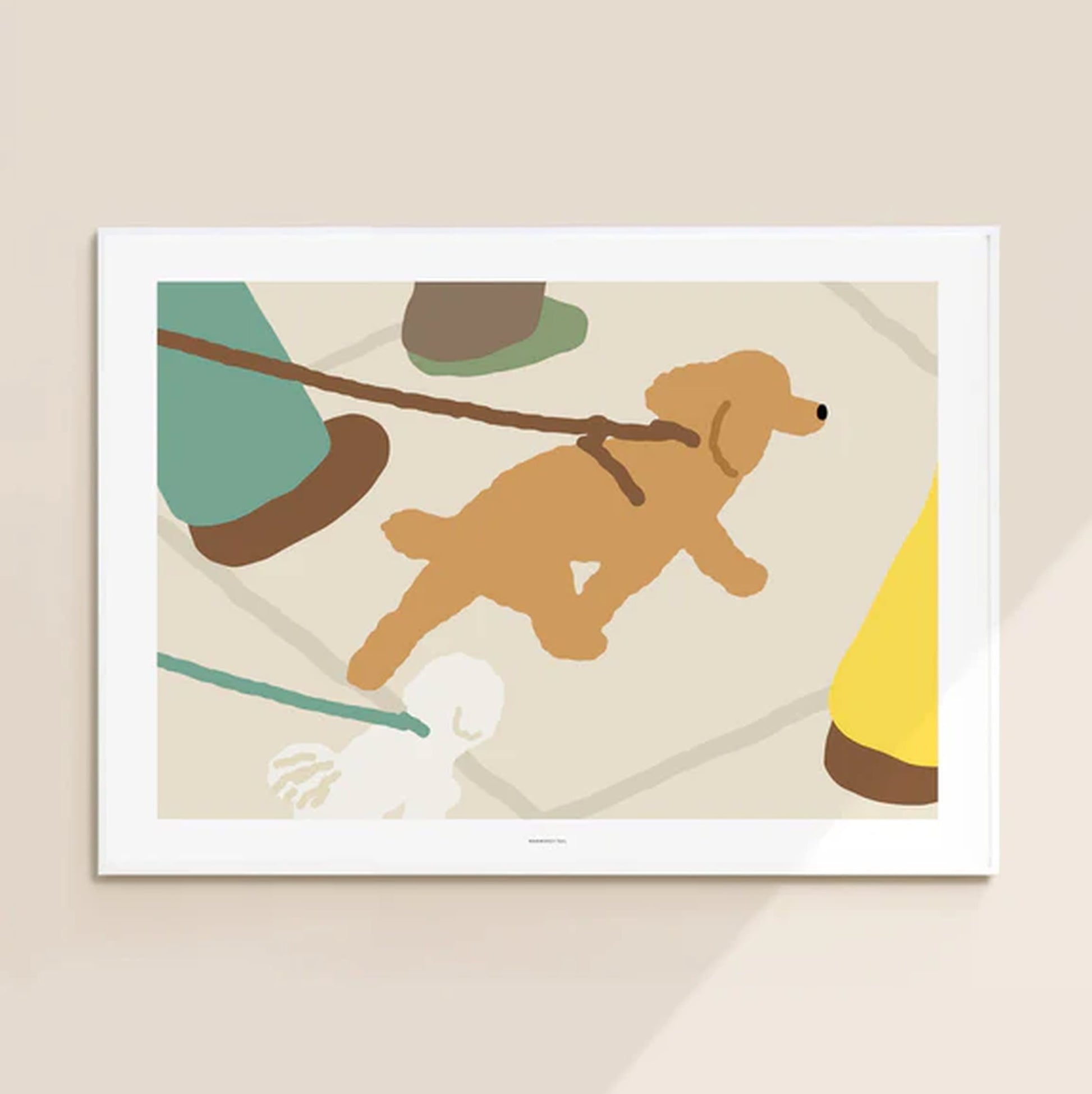 WARMGREY TAIL Walking Dog Poster (30x40)
