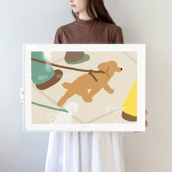 WARMGREY TAIL Walking Dog Poster (30x40)