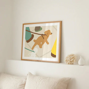 WARMGREY TAIL Walking Dog Poster (30x40)