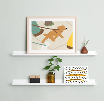 WARMGREY TAIL Walking Dog Poster (30x40)