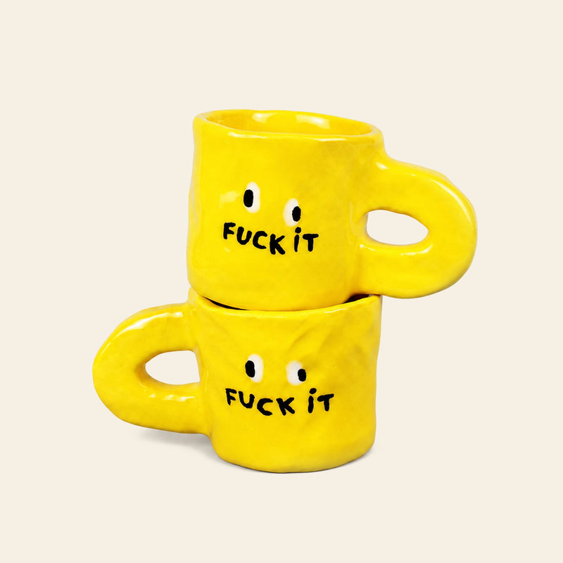 Wobbly Studio Fuck It Espresso Mug