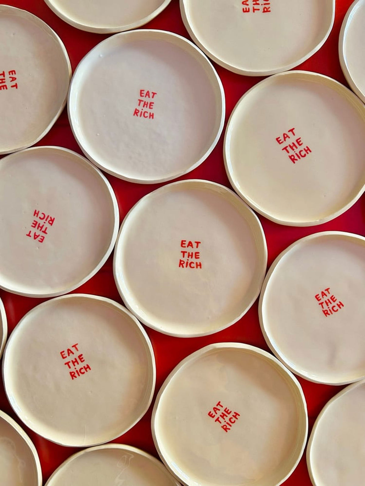 Wobbly Studio Mini Plate Eat The Rich