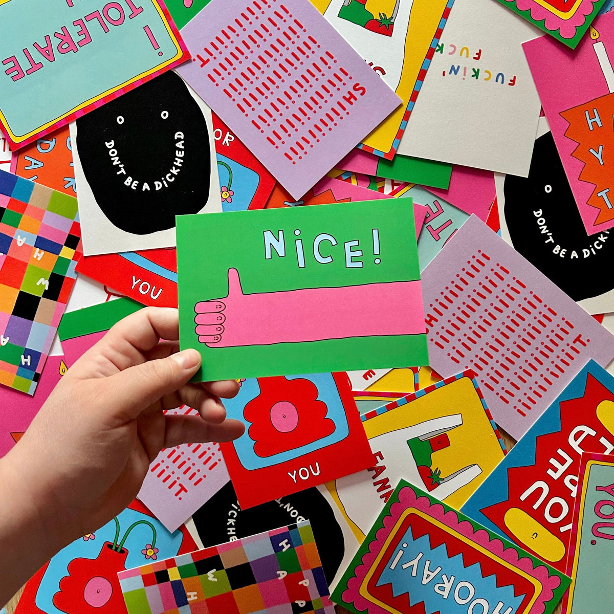 Wobbly Studio Nice Greeting Card