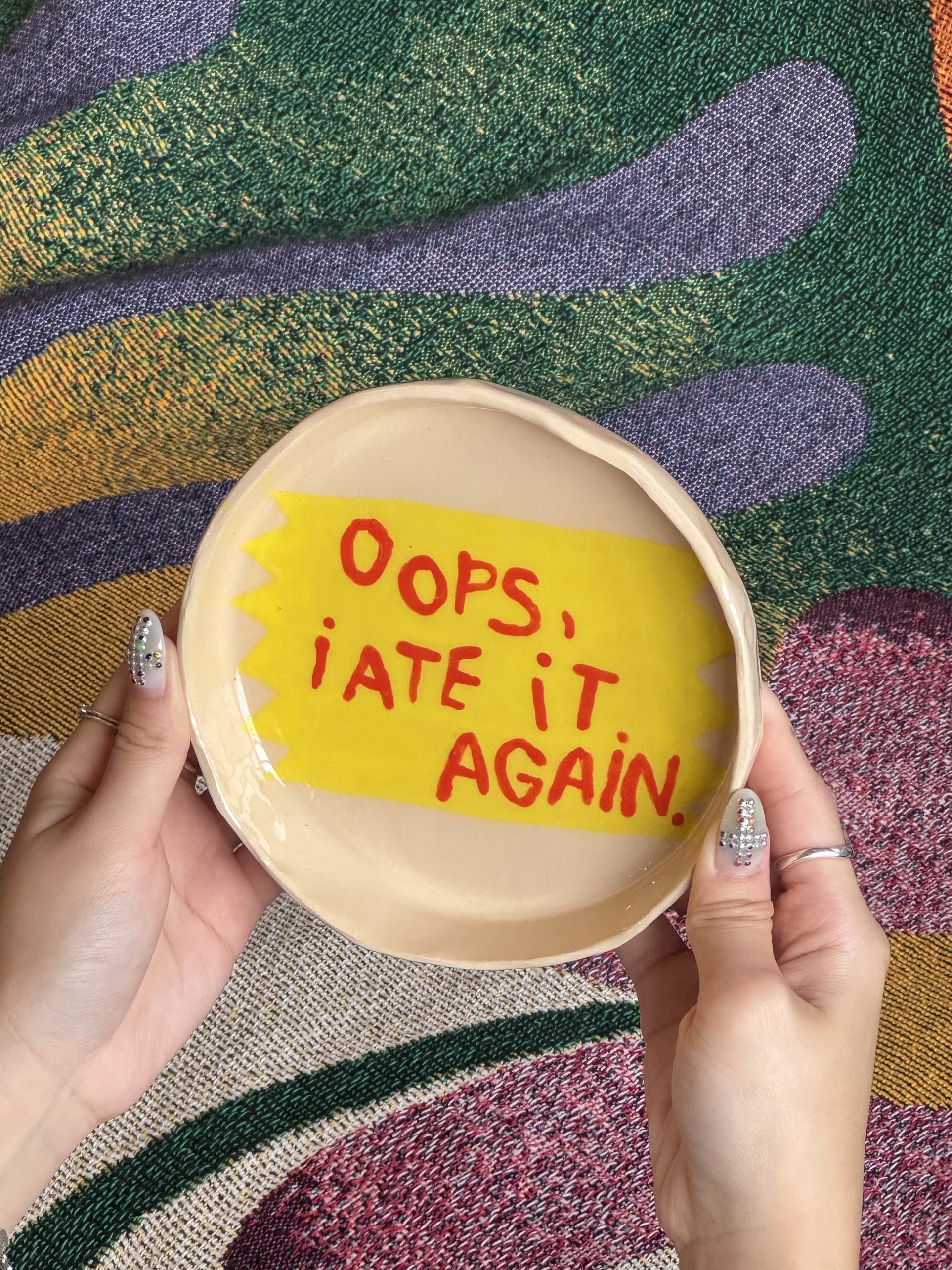 Wobbly Studio Oops Ti Chat Bowl