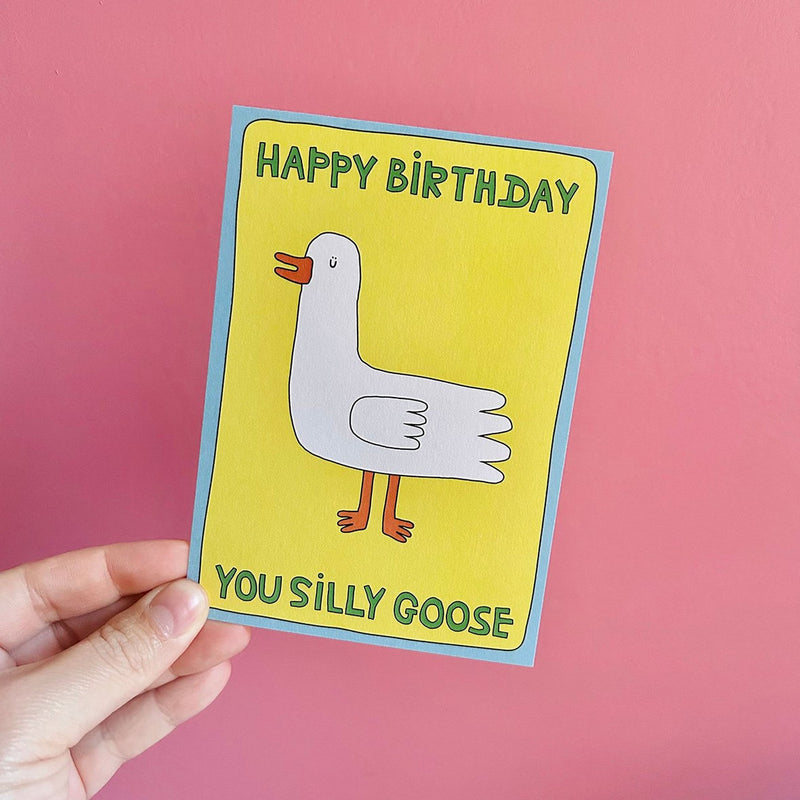 Wobbly Studio Silly Goose Greeting Card