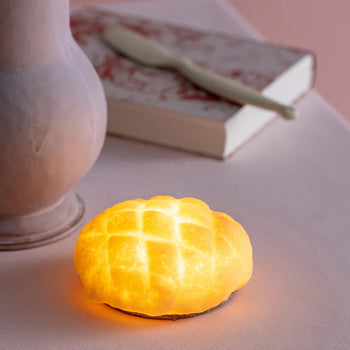 Yukiko Morita Pampshade Melonpan Bread Lamp