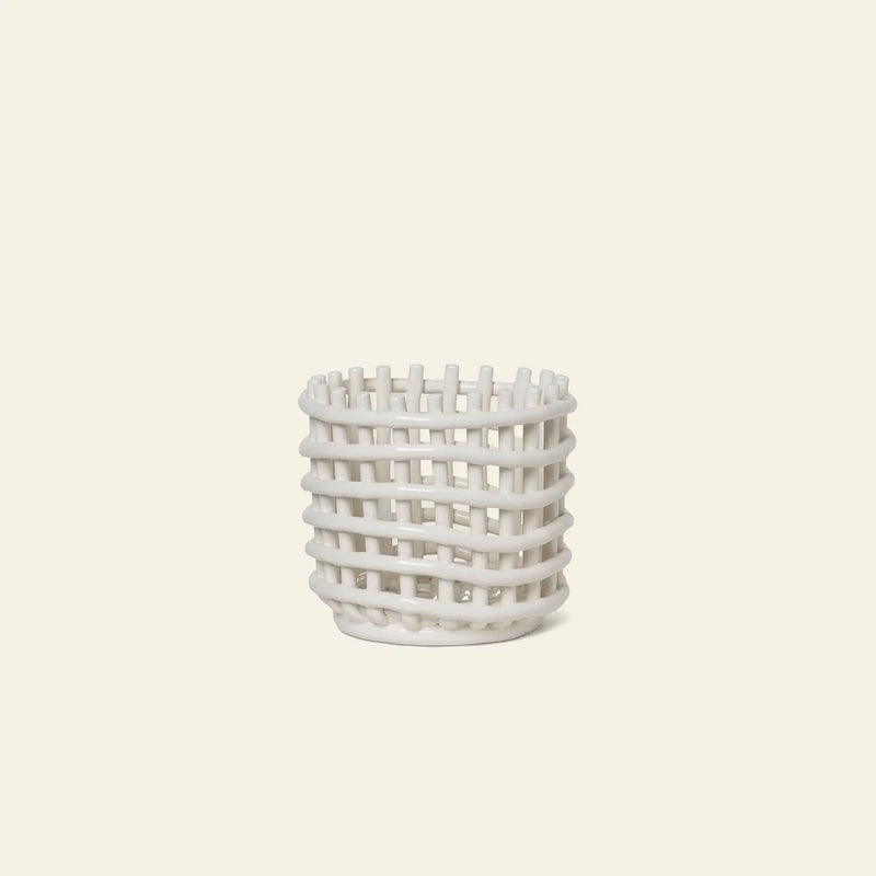 ferm LIVING 陶瓷篮，小号