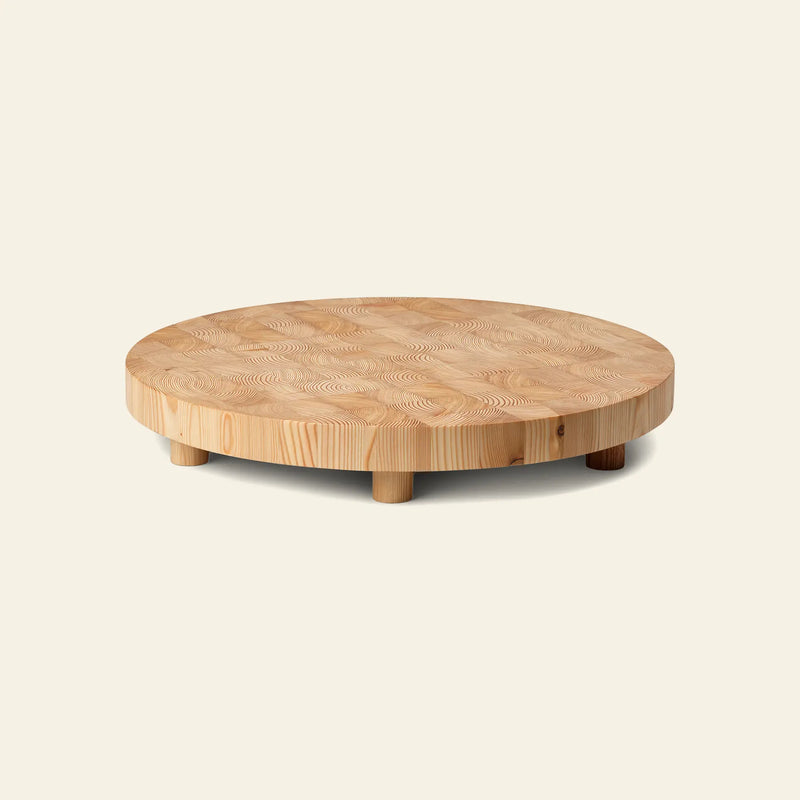 ferm LIVING Chess Cutting Board, Round Large